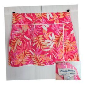 Tommy Bahama Skort Medium Pink Floral Shorts UPF 50